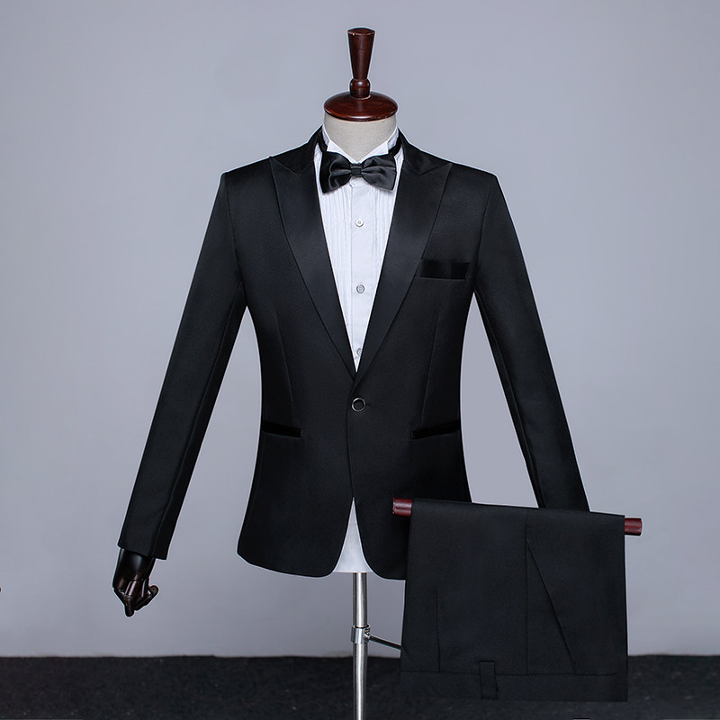 SPECIAL PERFORMANCE COSTUMES SUITS ART EXAMS MENS HOSTING SUITS BROTHERS MENS CLOTHES BLACK GROOMSMEN GROUP CEREMONIES SUITS CHORUS