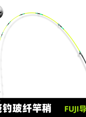 欧贝丝特筏钓竿梢FUJI导环纳米不易断玻纤竿梢微铅竿筏竿钓竿配节