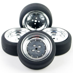 PP0107 PP0338橡胶轮胎 适用HSP RC公路漂移车 4Pcs HPI