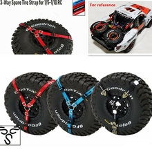 1/10 履带式Traxxas TRX-4 UDR用遥控汽车3点式备胎捆绑带固定带