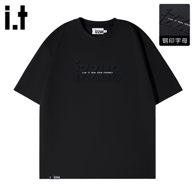 itizzue纯棉重磅T恤男夏季半袖