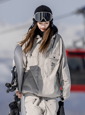 GT雪具23/24款BA雪服工装款男女单板滑套装滑雪裤冬季防风
