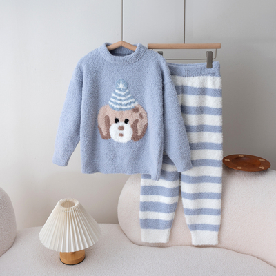 亲子款睡衣家居服加绒加厚