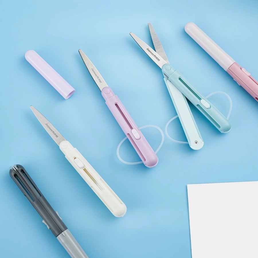 日本Raymay藤井笔型剪刀迷你便携裁纸刀Pencut小学生手工DIY剪纸刀学生办公用