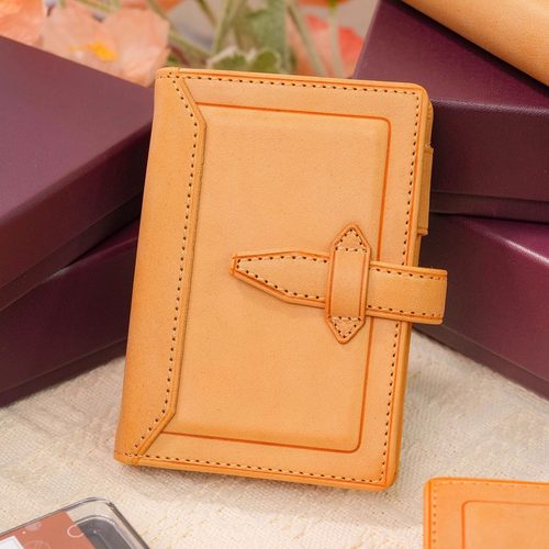 日本Raymay藤井Davinci达芬奇Roroma手账限定琥珀杏黄雾蜡牛皮高档笔记本