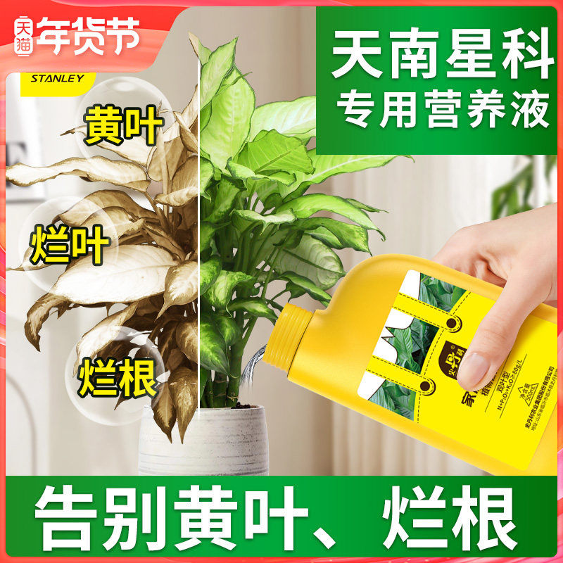 史丹利天南星科专用营养液海芋花肥白龟盆栽花肥料龟背竹观叶植物