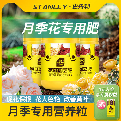 史丹利月季花专用肥治黄叶速爆笋