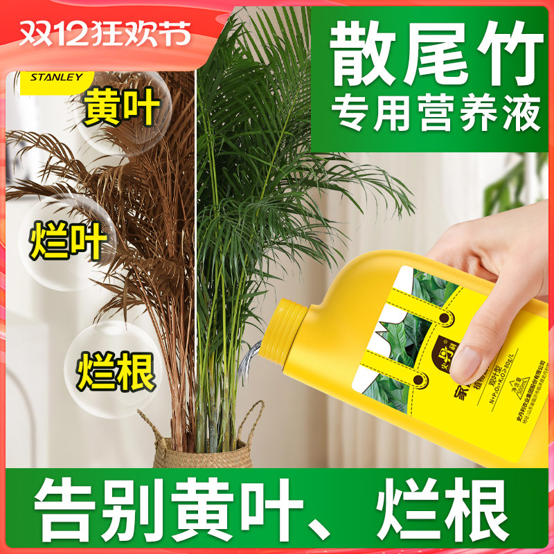 史丹利散尾竹营养液肥料专用肥室内水培肥料营养液凤尾竹家用盆栽