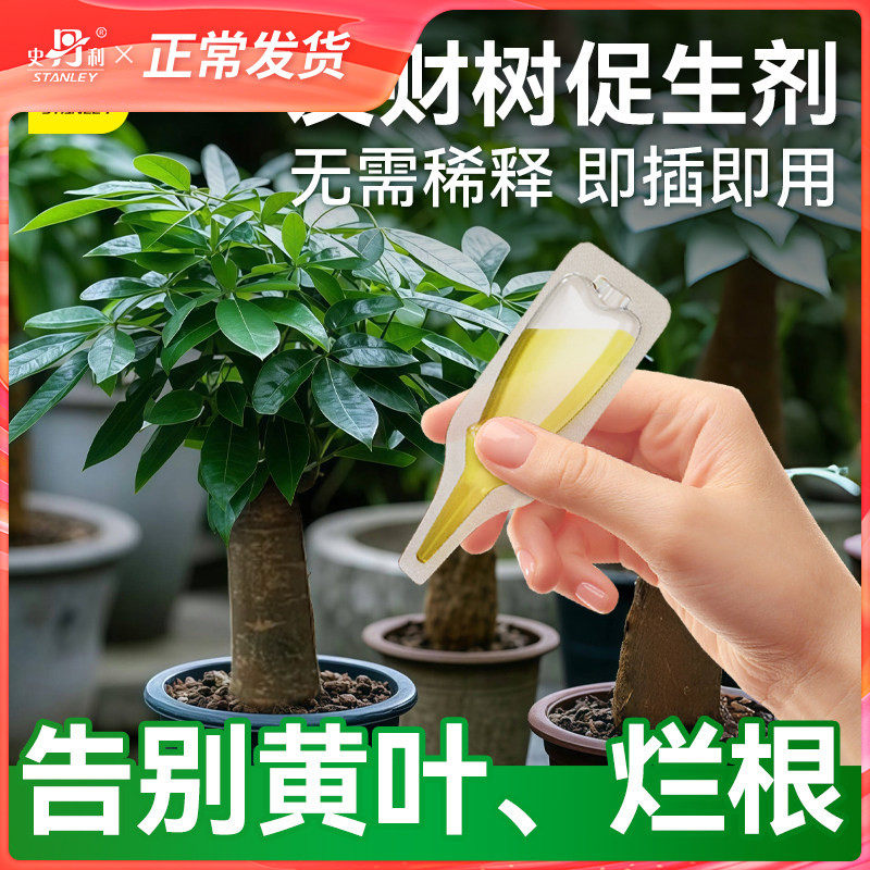 史丹利发财树专用肥营养液植物黄叶烂根再生盆栽花剂有机复合肥料