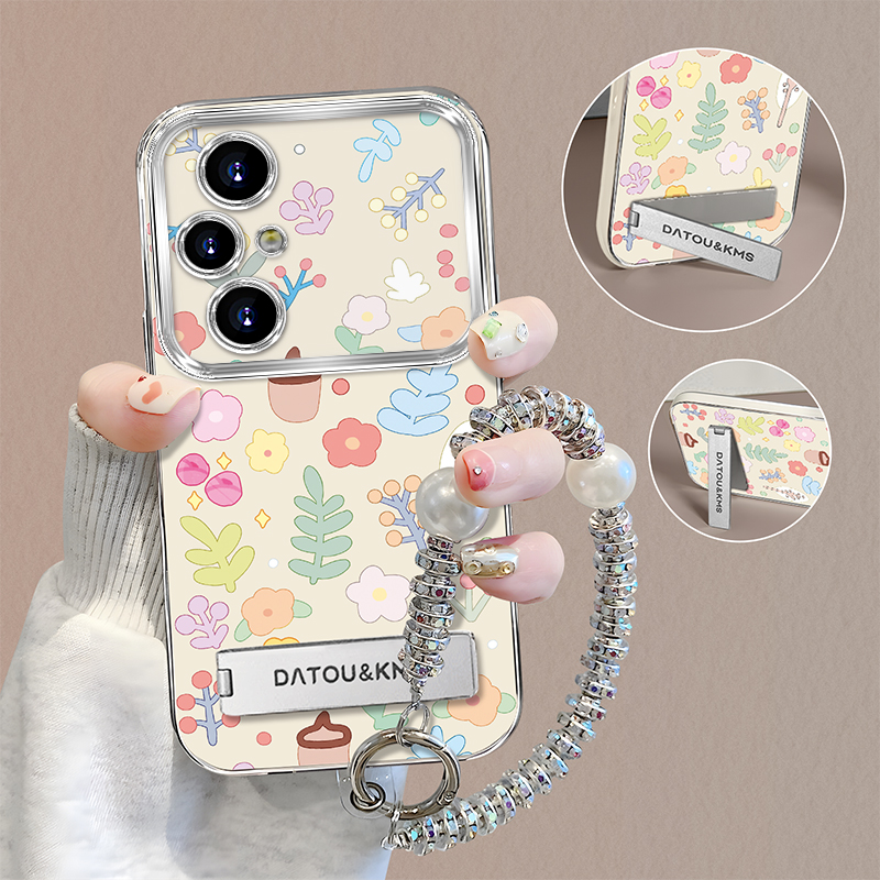 多品牌-五色猫咪支架电镀壳