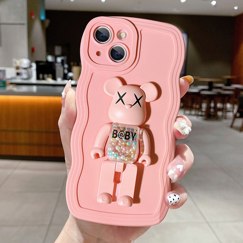 适用于苹果14手机壳华为mate50/40/30新款iphone13promax暴力熊支架opporeno8防摔vivox70软壳小米12保护套女属于什么档次？