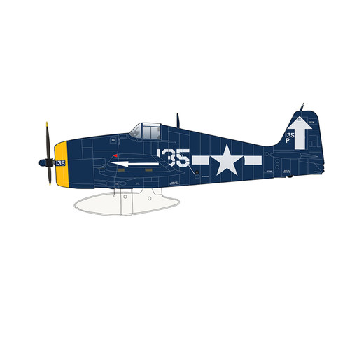 HobbyMaster F6F-5P美国海军战斗机模型仿真合金成品军事航模