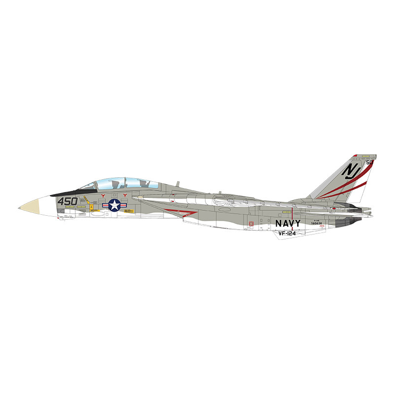 HobbyMaster F-14A美国海军战斗机模型仿真合金成品航模摆件