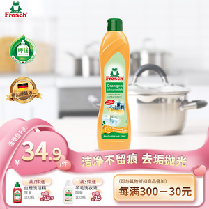 Frosch 福纳丝 甜橙不锈钢/陶瓷多用途清洁剂 500ml