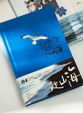 青禾纪赴山海ins风精装本A5硬壳手账本笔记本创意简约镂空高颜值学生记事本加厚摘抄本
