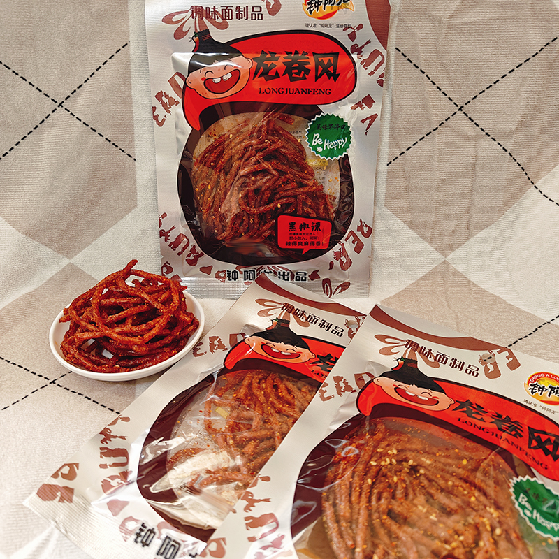 鐘阿龍龍卷風調味面制品36g袋裝