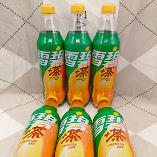 雪碧茶经典柠檬茶风味汽水500ml碳酸饮料瓶装汽水聚会分享解渴