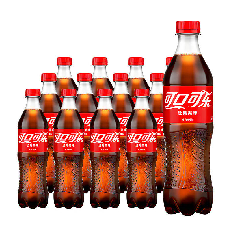 （联营）可口可乐含糖500ml*24瓶装解渴解暑冷藏聚会分享饮料汽水