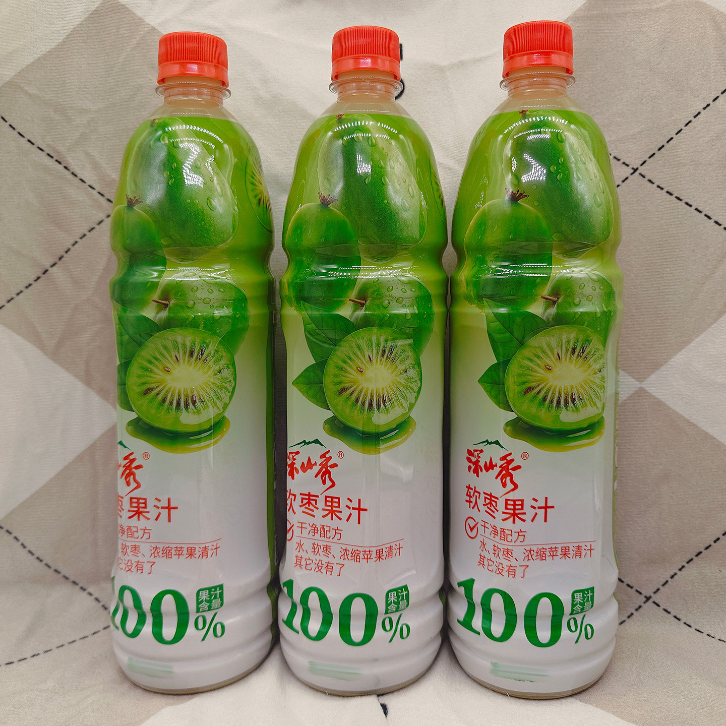 深山秀软枣果汁1升解渴解馋解腻年货春节聚会分享大瓶装饮料
