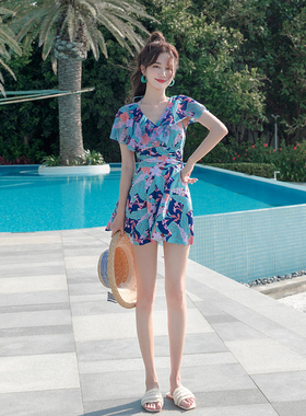 奇海22117新款时尚性感泳衣女连体泳装特惠温泉休闲运动显瘦轻奢