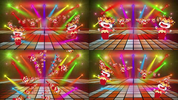 儿童歌曲就是这么牛 六一舞蹈背景配乐成品表演大屏幕led视频素材
