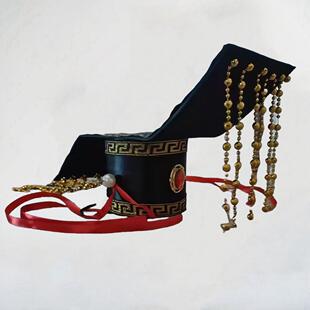 皇帝帽子关羽帽子诸葛亮扇子头冠