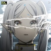 tutu葬送 芙莉莲动漫二次元 眼神杀汽车摩托机箱玻璃贴C223