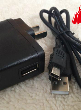 梵更方孔大头mini usb数据线老式旧款宽口老人机收音机V3直充电器