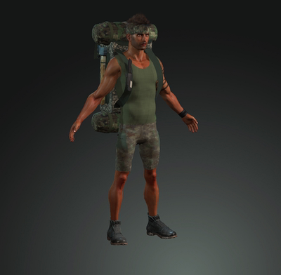 Character Creator衣服iclone角色服装野外生存者衣服等物品可用