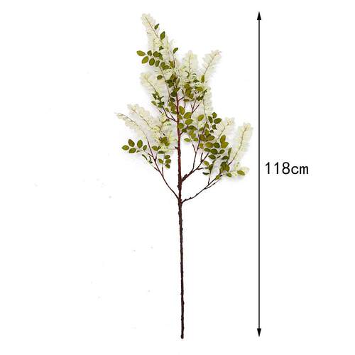 创意北欧仿真花紫藤叶创意绿植清新摆件文艺插花园林装饰造景