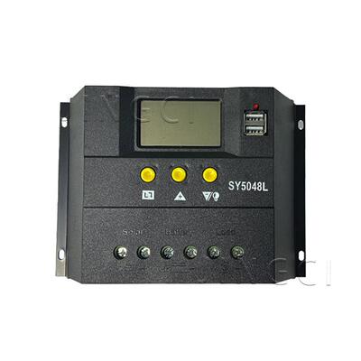 PWM光伏0太阳能控制器40A5A60A自动识6别12V4V3V428V充放电SY6048