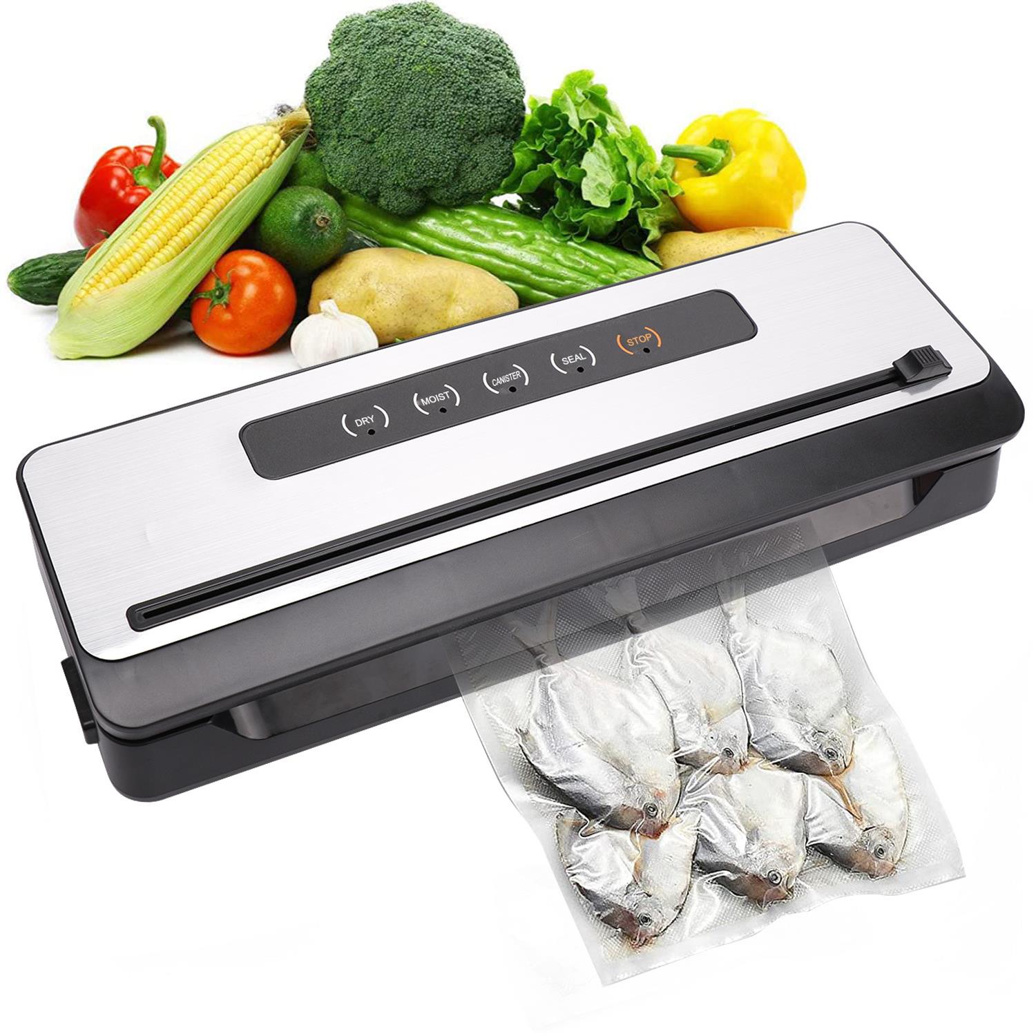 厂家110V220V真空保鲜包装机小型家用塑封机食品抽真空机真空封口