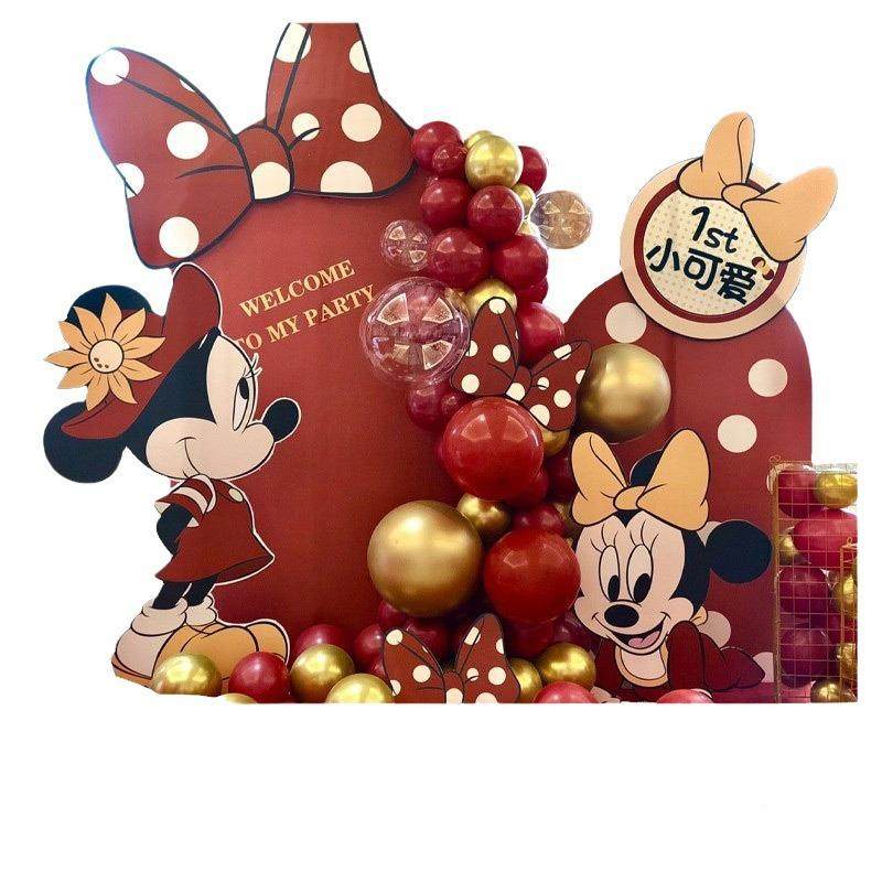 百日宴布置K饰T板米妮周宝场景装气球男孩女QWV孩岁宝生日背景墙,节庆用品/礼品,装扮布置套餐,淘宝优惠券,粉丝福利购,淘宝优惠卷