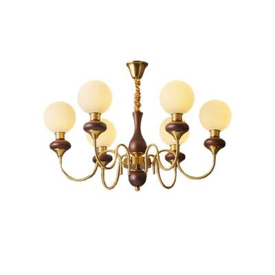 法式中99复风大气客厅主灯现代简古约餐厅灯美式南洋古魔豆卧室具