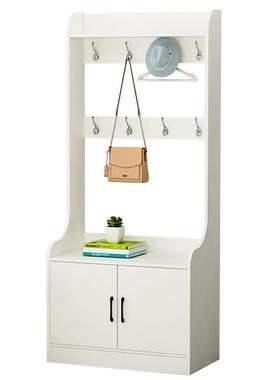 新鞋柜玄关柜S-X12098衣帽架体靠墙2落022款简约一现代地进门小户