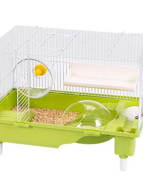 仓鼠景笼子双层墅基KYQ础笼金丝熊窝大码仓鼠笼景观别四季通用造