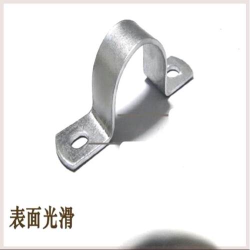 圆管固定卡扣镀锌加厚骑马卡水管卡箍固定油管夹抱箍u型管电线卡