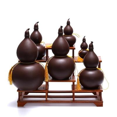 陶瓷酒瓶紫砂祝酒坛子葫芦瓶酒具密封用酒罐摆家件生日001寿喜宴