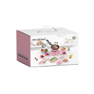 迷家你小厨房厂直销全做女孩厨具套装儿套363童真饭煮过家家玩具