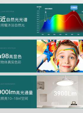 超薄护眼风扇灯现代简约家用餐厅客厅智能静音吊扇灯