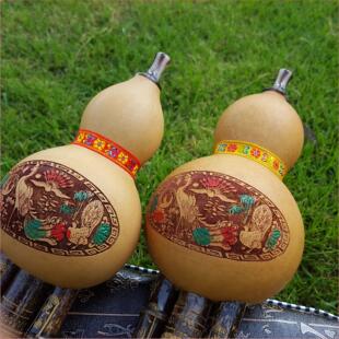 葫芦丝乐器降初学C调B调紫双音竹琴学校教学OLE厂家直行销