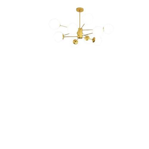吊灯172金魔豆具LED客灯现代灯简约色大气2厅023年新款卧室主灯