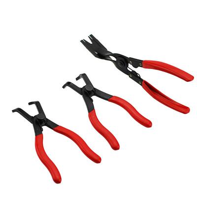 车开灯钳改灯子钳改3件套红汽车大灯装拆灯工具拆铆钉钳汽胶扣起