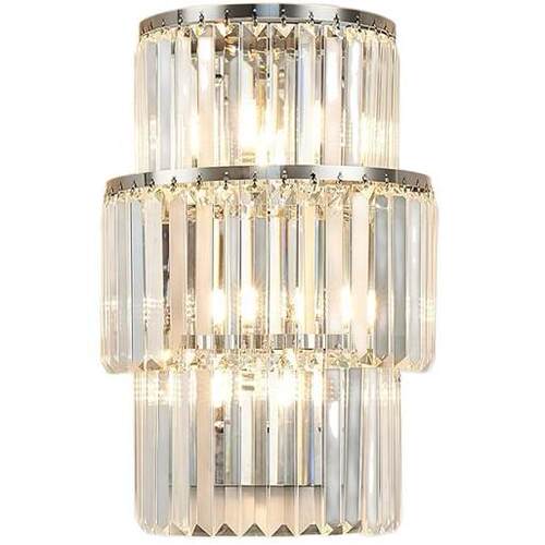后现代水晶壁灯别墅酒店客厅大堂壁灯创意会所饭店走廊壁灯
