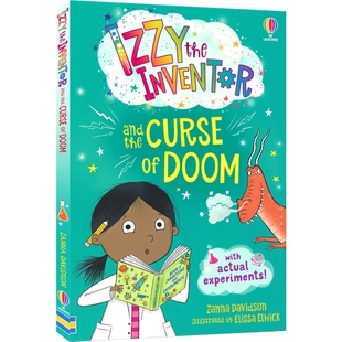 And Doom Izzy Inventor 桥梁章节书 进口儿童图书 Usborne 科学实验 Curse The 末日诅咒 小发明家伊兹 英文原版 奇幻冒险
