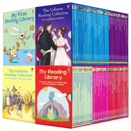 Usborne My Reading Library 尤斯伯恩 图书馆系列 第一二三四个图书馆 儿童英语故事绘本 分级阅读故事绘本 英文原版进口图书