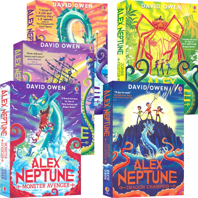 Alex Neptune David Owen 亚历克斯·尼普顿 5册 冒险与成长主题  中高级章节小说 9-12岁课外读物 平装 英文原版进口图书