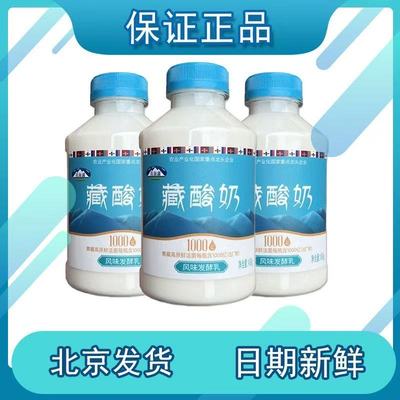 青海湖藏酸奶450g瓶原味低温风味发酵乳含1000亿青藏高原鲜活菌