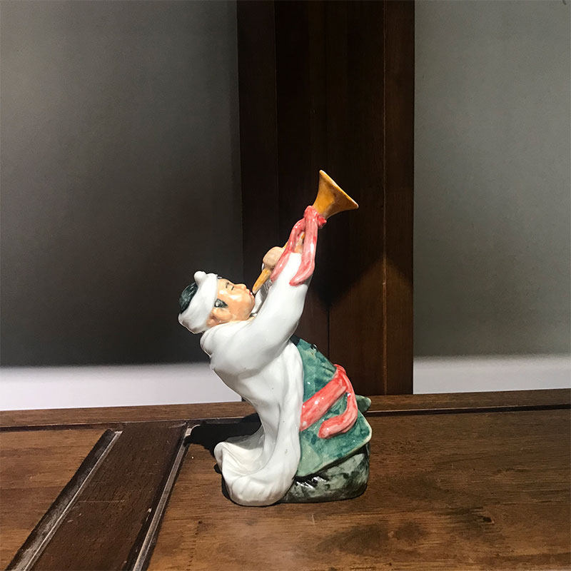 陕北特色泥塑摆件 民俗民间秧歌腰鼓唢呐陶瓷工艺术品装饰摆设