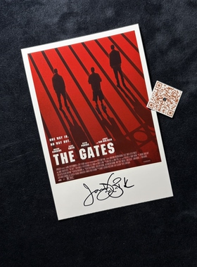 The Gates 詹姆斯 范德比克 James Van Der Beek 亲笔签名照片
